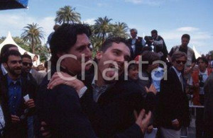 35mm vintage slide* 1995 CANNES film festival Gabriel BYRNE Bryan SINGER (1)