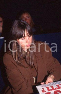 35mm vintage slide* 1995 FIUGGI AN Elisabetta MUSSOLINI ritratto (2)