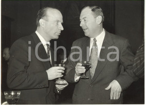 1957 ROMA Ministro degli Esteri Guido CARLI incontra delegazione sovietica *Foto