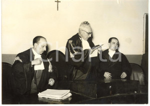 1956 PALERMO Processo Danilo DOLCI - Giudice Rosario TRAINITO legge la sentenza