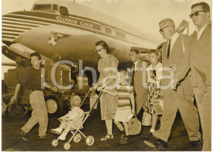 1958 ROMA Aeroporto CIAMPINO - Profughi americani provenienti da Baghdad *Foto