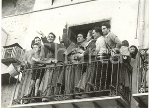 1955 ca PALERMO - Ritorno di Francesco AFFRONTI reduce dalla prigionia in URSS