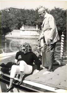 1959 VENEZIA Mostra del Cinema - Arrivo di Don Carlos DE BEISTEGUI *Foto 13x18