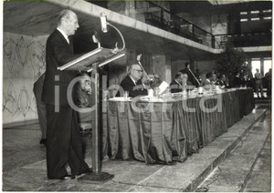 1957 ROMA EUR - Cesare FRUGONI inaugura Congresso Società Italiana di Medicina
