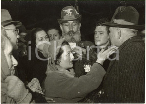1954 UDINE Arrivo del capitano Franco MAGNANI reduce dalle prigioni sovietiche