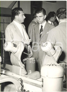1957 SAN DONATO MILANESE - Ministro Nadim AL-PACHACHI visita centro studi AGIP 