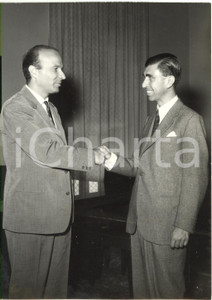 1957 ROMA - Guido CARLI riceve Ministro iracheno Nadim AL-PACHACHI *Foto 13x18
