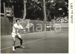 1955 TENNIS Coppa Città di NAPOLI - Giuseppe MERLO vs Enrique MOREA *Foto 18x13