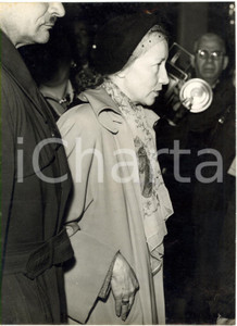1956 LONDON Royal Opera House - Arrival of Galina ULANOVA *Photo 15x20 cm