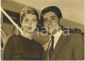 1958 PARIS ORLY - Arrivo di Jean SEBERG con il marito François MOREUIL *Foto