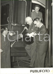 1957 NAPOLI - Arrivo di Sean O'KELLY Presidente dell'Irlanda *Foto 13x18 cm