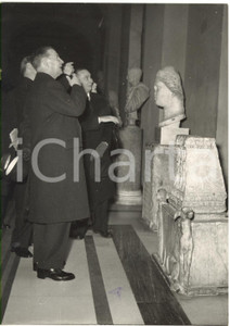1957 ROMA - Ministro inglese Selwyn LLOYD visita i MUSEI CAPITOLINI *Foto 13x18