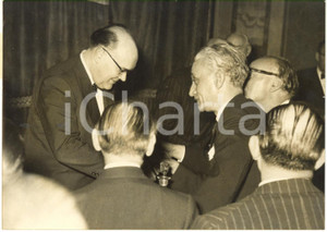 1957 ROMA - Visita di Paul-Henri SPAAK Ministro degli Esteri del Belgio *Foto