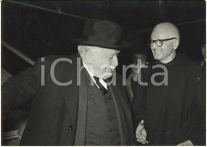 1958 ROMA Aeroporto CIAMPINO - Arrivo di Joseph BECH per funerali Papa PIO XII