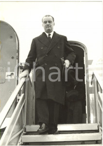1958 ROMA Aeroporto CIAMPINO - Arrivo di Pierre WIGNY per funerali Papa PIO XII