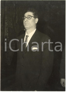 1959 ROMA QUIRINALE Crisi ministeriale - Enea FRANZA durante le consultazioni