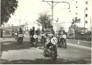 1958 ROMA Gran Premio Ciclomotoristico delle Nazioni - Squadra MOTO GUZZI *Foto
