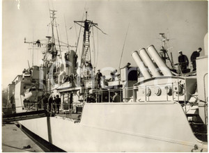 1956 CHATHAM (UK) - Anti-submarine warfare frigate HMS HARDY *Photo 20x15 cm