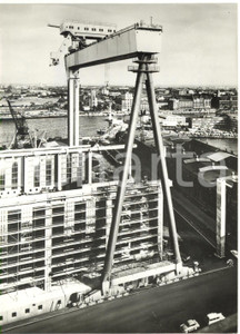 1968 MALMO SVEZIA Cantieri navali KOCKUMS - Gru KRUPP più grande del mondo *Foto