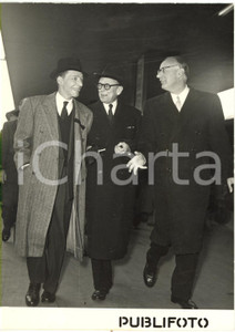1954 ROMA - Arrivo di Paul STRUYE presidente del Senato del BELGIO *Foto 13x18