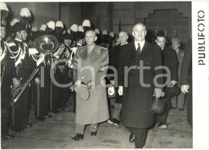 1958 NAPOLI Mausoleo Schilizzi - Visita ambasciatore francese Gaston PALEWSKI
