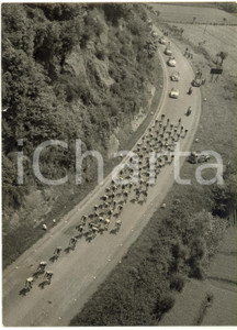 1954 CAPRANICA (VT) GIRO D'ITALIA - Corridori nella tappa Roma-Chianciano Terme