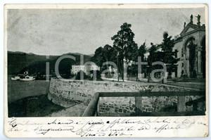 Cartolina originale da collezione 1904 LUINO VA Veduta del lungolago Cartolina VINTAGE  FP VG 1