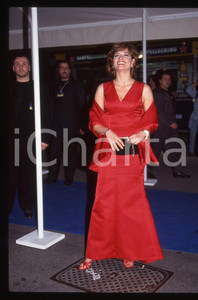 Fotografia d epoca originale 35mm vintage slide 1996 MILANO Simona VENTURA alla Notte dei TELEGATTI 1