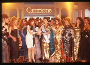 35mm vintage slide*1988 MISS UNIVERSO ITALIA Cecilia BOLOCCO e Simona VENTURA 38