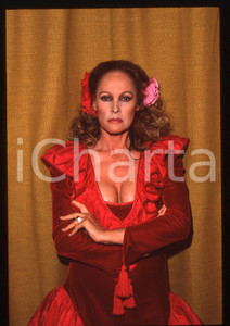 35mm vintage slide*1989 RAI 2 - IMPROVVISANDO Ursula ANDRESS Ritratto attrice 18