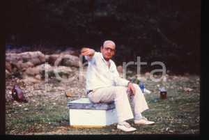 35mm vintage slide*1986 O MELISSOKOMOS Il regista Theo ANGELOPOULOS sul set  