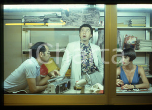 35mm vintage slide* 1987 KAMIKAZEN Gabriele SALVATORES Antonio CATANIA sul set 1