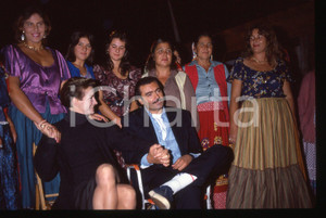 35mm vintage slide*1991 IL COMMISSARIO CORSO Diego ABATANTUONO Maddalena CRIPPA 2