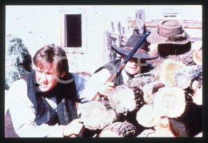 35mm vintage slide* 1988 YOUNG GUNS Emilio ESTEVEZ Geoffrey BLAKE (1)