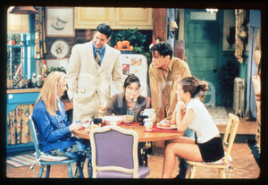 35mm vintage slide*1995ca FRIENDS - David SCHIWMMER Matt LeBLANC e il cast 