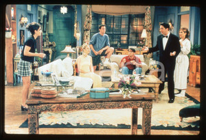 35mm vintage slide*1995ca FRIENDS - David SCHWIMMER Matt LeBLANC e il cast (2)