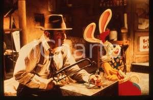 35mm vintage slide*1988 WHO FRAMED ROGER RABBIT Bob HOSKINS Una scena del film 2