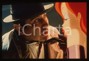 Fotografia d epoca originale 35mm vintage slide1988 WHO FRAMED ROGER RABBIT Bob HOSKINS e Jessica RABBIT 1