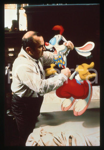 Fotografia d epoca originale 35mm vintage slide1988 WHO FRAMED ROGER RABBIT Bob HOSKINS Una scena del film 5 1