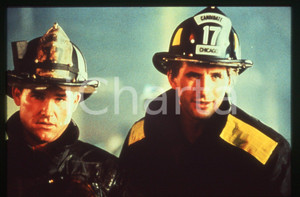 Fotografia d epoca originale 35mm vintage slide1991 BACKDRAFT  Kurt RUSSELL William BALDWIN Scena del film 1