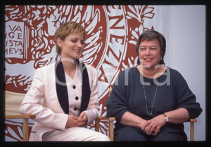 35mm vintage slide*1993 VENEZIA CINEMA Jennifer Jason LEIGH Kathy BATES Ritratto >> SOVRASCRIVERE