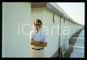 35mm vintage slide* 1985 LIDO DI VENEZIA Paco BETRIU Ritratto del regista 5