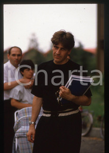 35mm vintage slide* 1988 COLLETTI BIANCHI Fabio SARTOR sul set - RItratto