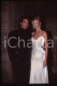 35mm vintage slide* 1995ca COSTUME David COPPERFIELD Claudia SCHIFFER Ritratto