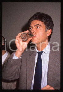 Fotografia d epoca originale 35mm vintage slide 1988 MILANO Claudio MARTELLI Casa della Cultura 2 1