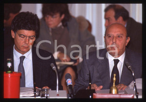 35mm vintage slide* 1991 ca ROMA Claudio MARTELLI Giovanni GALLONI (1)