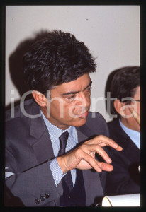 35mm vintage slide* 1991 ca Claudio MARTELLI Conferenza Ministero Giustizia (1)