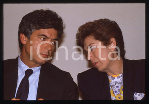 35mm vintage slide* 1990 ca Claudio MARTELLI Rosa RUSSO IERVOLINO (1)
