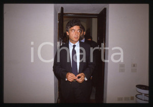 Fotografia d epoca originale 35mm vintage slide 1991 ca ROMA Claudio MARTELLI Palazzo Chigi 5 1