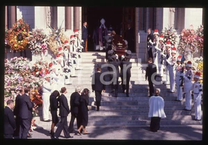 Fotografia d epoca originale 35mm vintage slide 1990 PRINCIPATO DI MONACO Funerali di Stefano CASIRAGHI 5 1